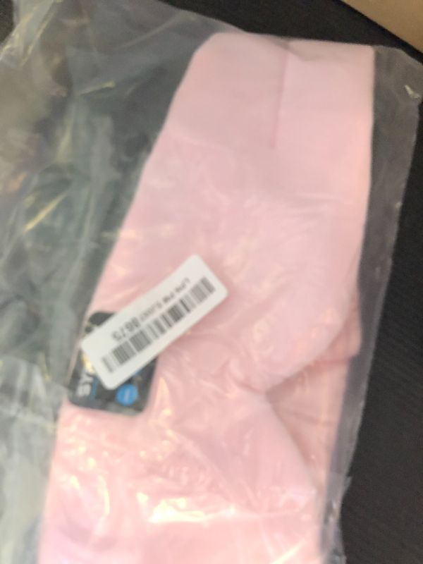 Photo 1 of Sleep Mask Bluetooth Headphones Soft Wireless Headband Eye Mask Blackout with Microphone (Pink)