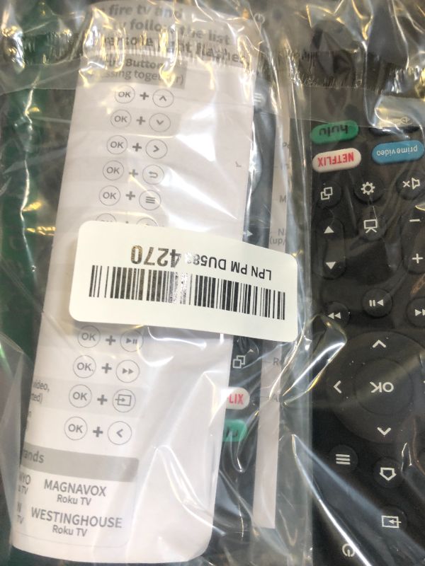 Photo 1 of (Pack of 2) Universal Remote Control for Insignia/Toshiba/Samsung/TCL/Vizio/Pioneer/Roku Smart TVs Remote Replacement, Compatible with Voice Smart TV