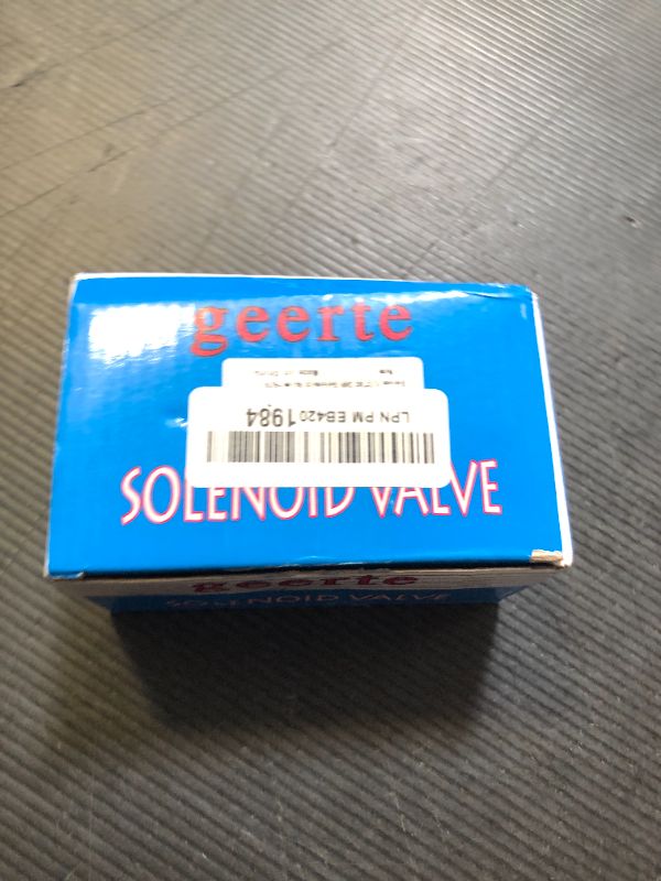 Photo 1 of Beduan Brass Electric Solenoid Valve, 1/2" 24V Air Valve Normally Colsed for Water Air Gas Fuel Oil