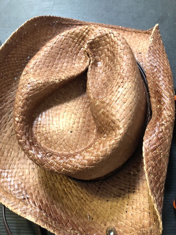 Photo 1 of Skicuff Interchangeable Women Cowgirl Straw Western Cowboy Hat with 6 Decorative Bands Woven Straw Cowboy Hat Cowgirl Hat