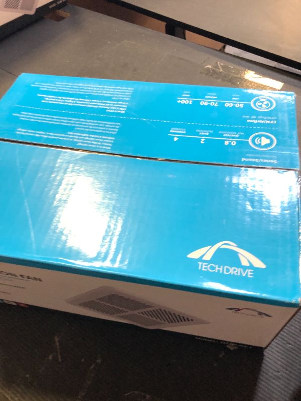 Photo 1 of Tech Drive Very-Quiet 70 CFM, 2.0 Sone Bathroom Ventilation and Exhaust Fan (70CFM New Version)