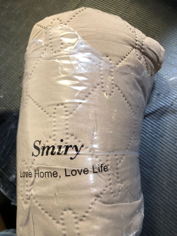 Photo 1 of Smiry Waterproof Dog Bed Cover Blanket, Soft Reversible Pet Blanket, Washable Leakproof Cats Dogs Couch Cover for Sofa, Couch, Furniture (30x70 Inch, Camel/Beige)