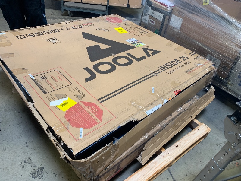 Photo 1 of JOOLA Inside 25mm Table Tennis Table with Net Set - Features 10-Min Assembly, Playback Mode, Compact Storage