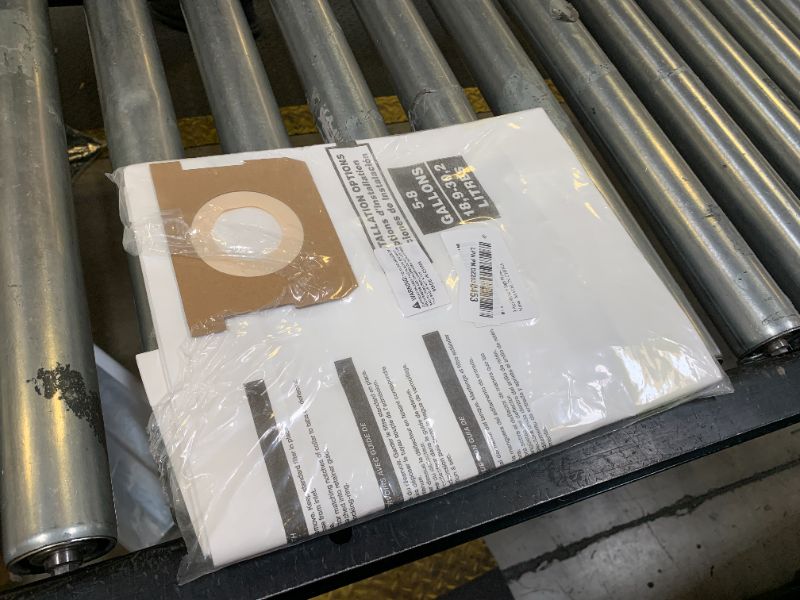 Photo 1 of 3 Pack Vacuum Bags Replacement for Shop Vac Bags 5-8 Gallon Type E 90661 9066100 9066133 and Type H 90671 9067100 9067133, PETOX High-Efficiency Disposable Vaccum Collection Filter Bags