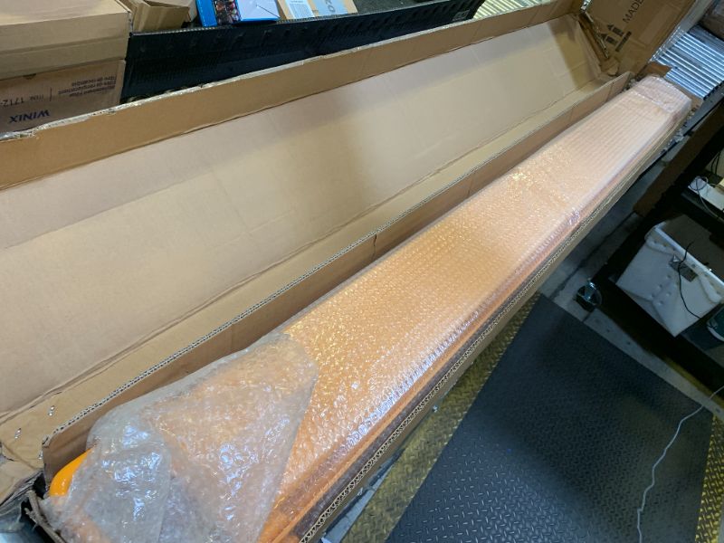 Photo 1 of DEXSO Fork Extensions, 84inch Length Pallet Fork Extensions, 5.5inch Width Forklift Extensions, Heavy Duty Steel Pallet Forklift Extensions, 1 Pair, Yellow