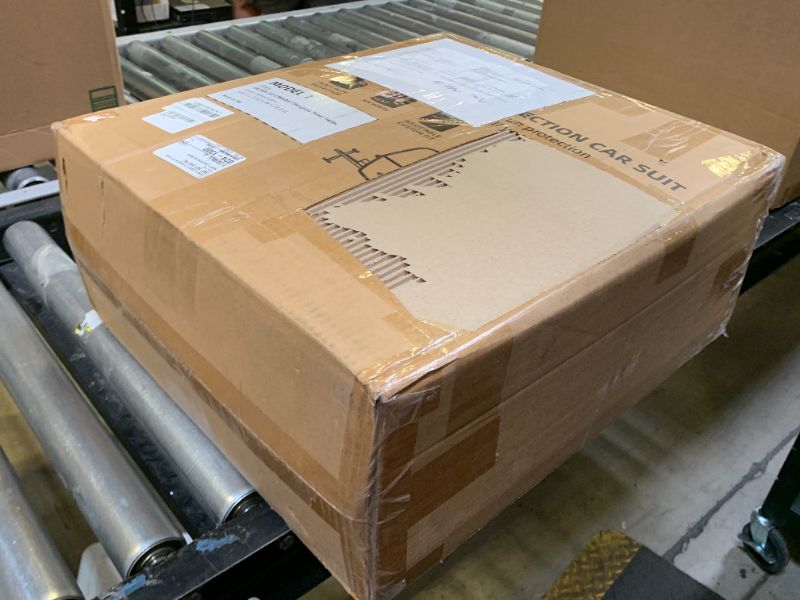Photo 1 of Umbrauto Fiberglass Travel Trailer Cover Fits 8'-10' Trailers, 2023 Upgraded 7 Layers Top Camper RV Cover with Windproof Strap,Adhesive Repair Patches