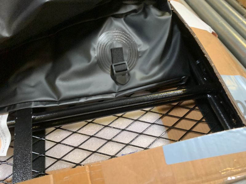 Photo 1 of MeeFar High Rail Trailer Folding Hitch Mount Cargo Carrier Basket 60" X 24" X 14"+Waterproof Cargo Bag 20 cu ft(59" 24" 24"), Capacity of 500 Lbs with Hitch Stabilizer, Net, Lock and Straps