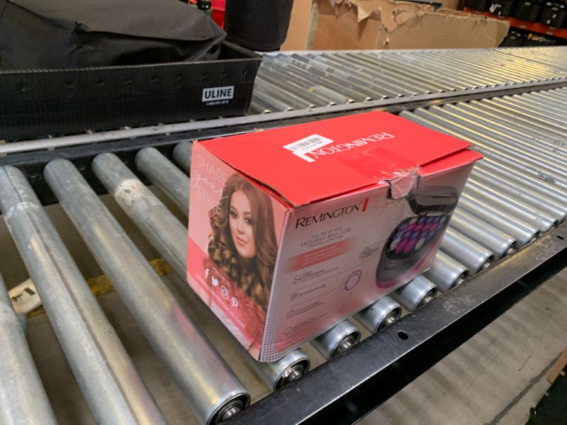 Photo 1 of Remington Ionic Conditioning Hair Setter, 20 Velvet Hair Rollers, 6 Large (1¼”), 10 Medium (1"), 4 Small (¾”), Blowout Style Hair Curlers