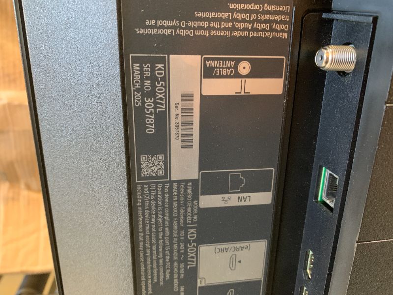 Photo 1 of 50" Class X77L LED 4K UHD Smart Google TV (2023)