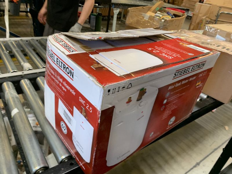 Photo 1 of Stiebel Eltron 233219 2.5 gallon, 1300W, 120V SHC 2.5 Mini-Tank Electric Water Heater, White