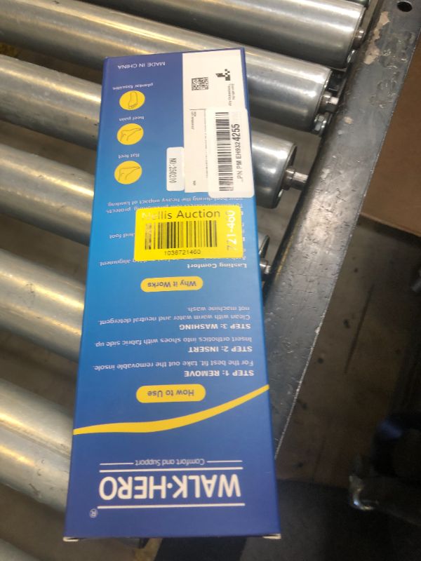 Photo 1 of Inserts Relieve Plantar Fasciitis - Flat Feet Insoles Arch Supports, Orthotic Insoles for Foot Pain Arch Pain Reduce Muscle Fatigue Absorb Shock (Mens 5-5 1/2 | Womens 7-7 1/2)