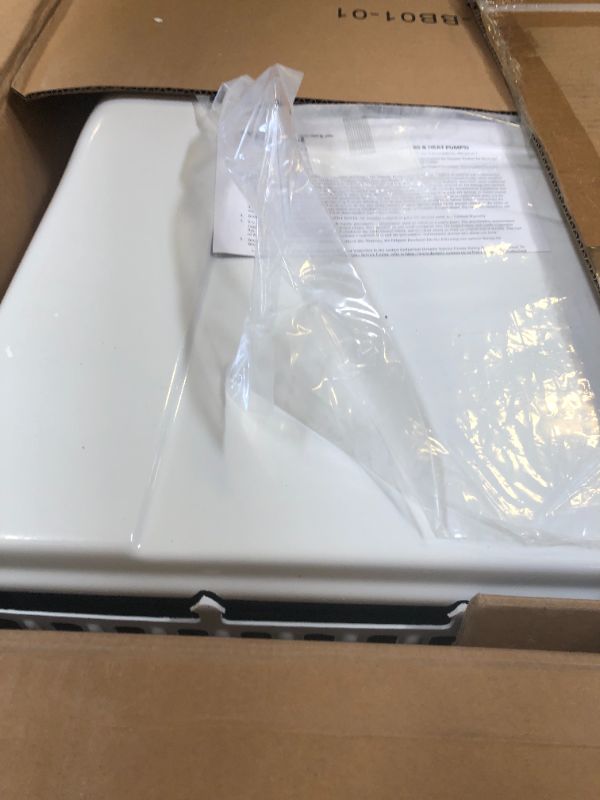 Photo 1 of DOMETIC 9105304480 Brisk II Evolution Air Conditioner with Heat Pump - 15K BTU, Standard Profile Rooftop Heat Pump, Ducted or Non-Ducted Application, Polar White