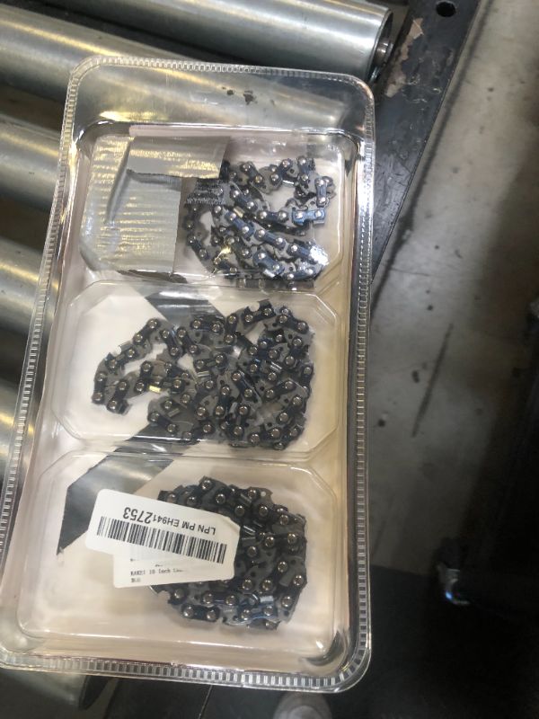 Photo 1 of KAKEI 10 Inch Chainsaw Chain 3/8" LP Pitch .050" Gauge 39 Drive Links- 91VXL39CQ Fits Echo PPF210 PPF211 PPT230 PAS230 PPT266, McCulloch 10E 12E 14E, POULAN PLN1510 (3 Chains)