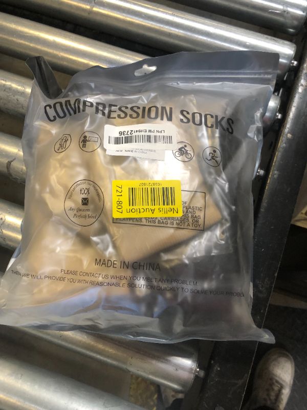 Photo 1 of CHARMKING Compression Socks for Women & Men (8 Pairs) 15-20 mmHg Graduated Copper Support Socks are Best for Pregnant, Nurses - Boost Performance, Circulation, Knee High & Wide Calf (S/M, Multi 05)