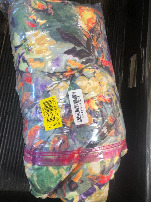 Photo 1 of Makimoo 2-Pack Outdoor/Indoor Wicker Patio Seat Cushion Pad with Ties - Dining Chair Cushion, 17" x 17" (Oil Painting)
