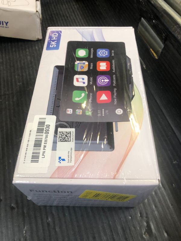 Photo 1 of Portable Carplay Screen for Car 5K Dash Cam, 9" Wireless CarPlay & Android Auto Car Stereo, Car Audio Receivers with 1080p Backup Camera, Bluetooth/GPS Navigation/Voice Control/Mirror Link