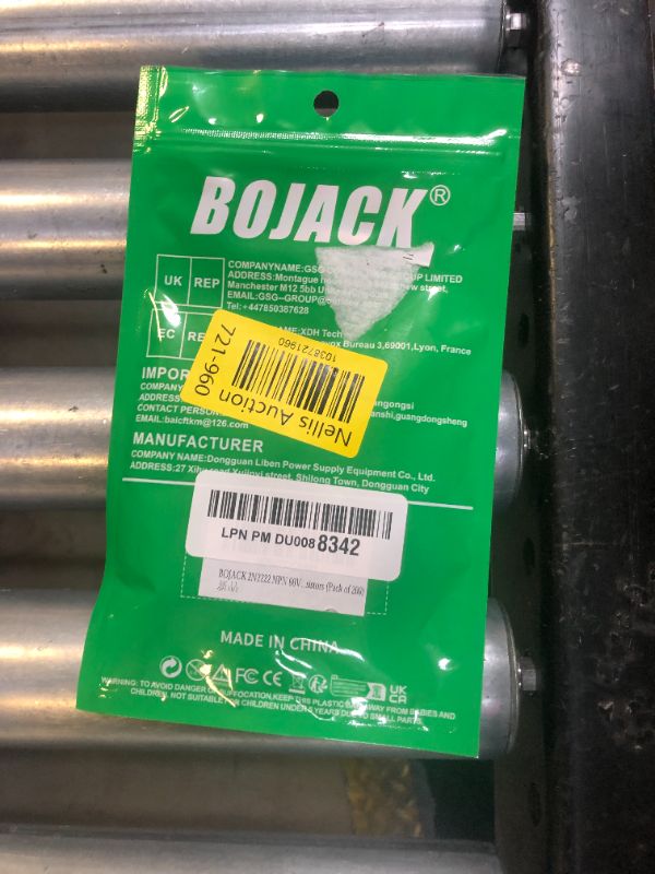 Photo 1 of BOJACK 2N2222 NPN 60V 0.8A 0.5W 250MHZ Power General Purpose Transistors (Pack of 200)