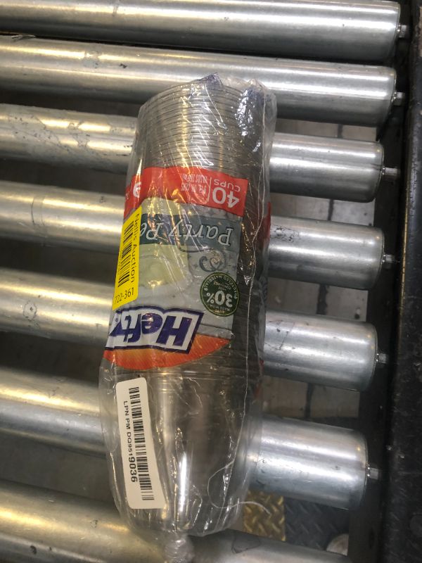 Photo 1 of Hefty Party Perfect Clear Plastic Cups, Small Clear Cups for Parties, Wedding Receptions, Birthday Parties, Office Gatherings, and More, Recyclable, 9 Ounce, 40 Count