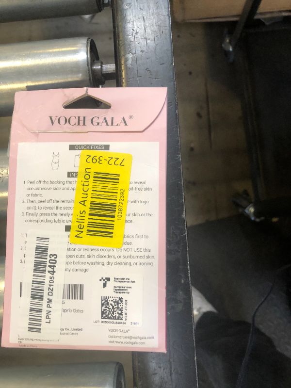 Photo 1 of VOCH GALA 100 Strips Double Sided Tape for Fashion and Clothes, Waterproof Fashion Clothing Tape, Fabric Tape to Skin, Strong Adhesive Body Tape, Clear Transparent for All Skin Shades