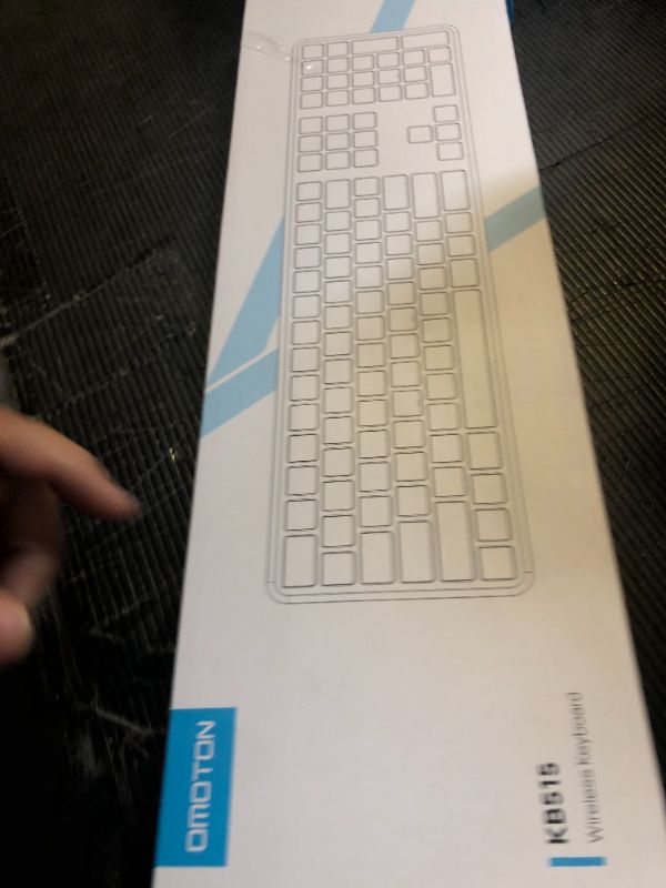 Photo 1 of OMOTON Bluetooth Keyboard Compatible with Mac, with Numeric Keypad, Rechargeable Wireless Keyboard Compatible with MacBook Pro/Air, iMac, Mac mini/Pro Laptop and PC,BlackGrey