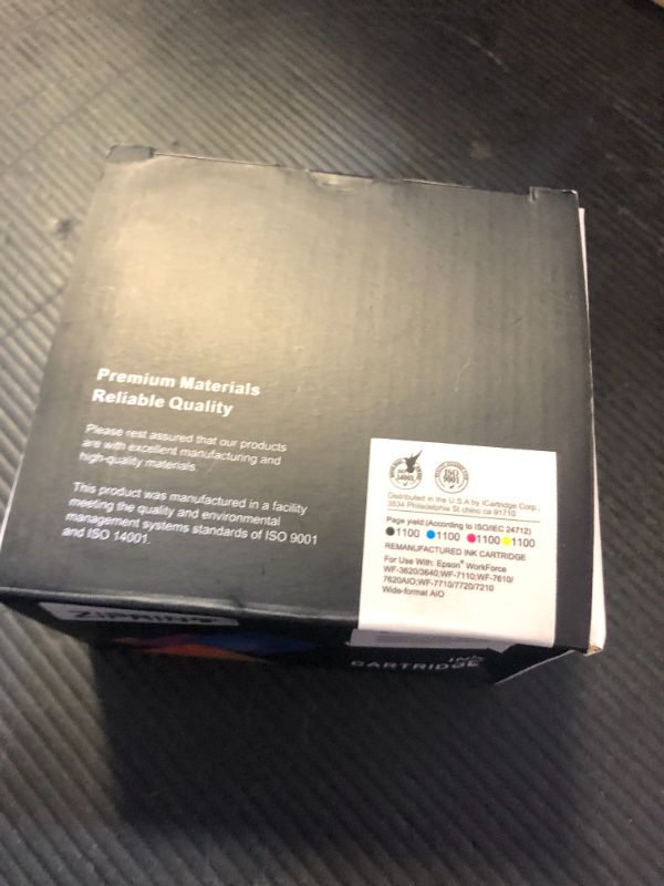 Photo 1 of ZIPRINT 252XL Ink Cartridges Combo Pack Remanufactured Replacement for Epson 252 Ink Cartridges for WorkForce WF-3620 WF-3640 WF-7110 WF-7610 WF-7620 WF-7710 WF-7720, Black Cyan Magenta Yellow, 4-Pack
