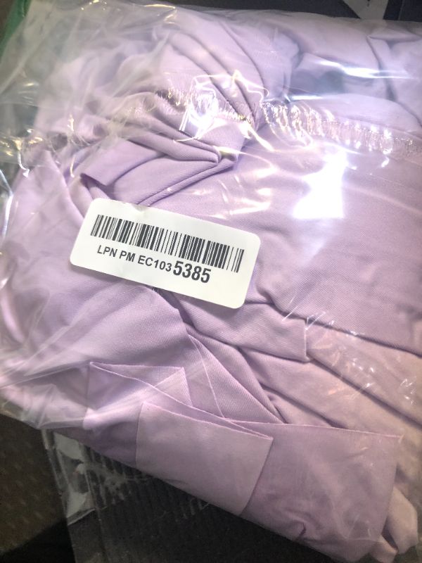 Photo 1 of OBEEII Bridesmaid Dress for Womens Infinity Dress Wedding Convertible Multi Way Dress Twist Wrap Long Dress Elegant Cocktail Party Evening Prom Grown Lilac Large