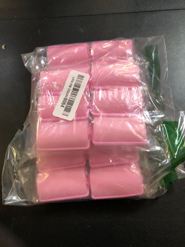 Photo 1 of Geyoga 18 Pieces Sponge Hair Rollers Large Soft Foam Hair Styling Curlers Large Size Hairdressing Curlers for Women(1.6 x 2.8 Inches,Pink)