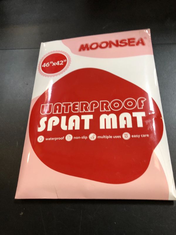 Photo 1 of Splat Mat for Under High Chair Mat, Mealtime Baby Art/Crafts/Playtime, Anti Slip Waterproof Splash Machine Washable Portable Picnic Floor Feeding Table Cloth, 42x46 Inch