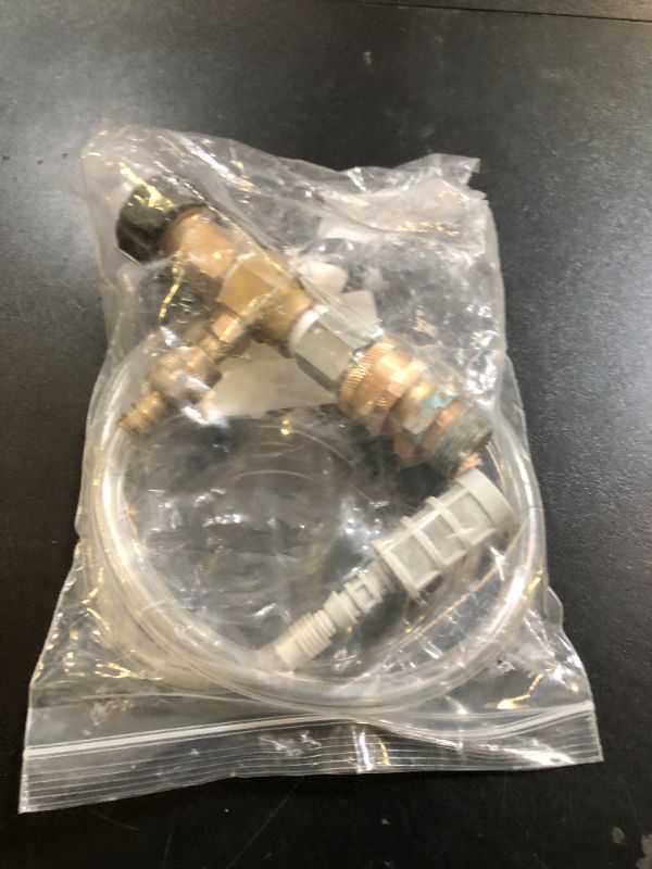 Photo 1 of YAMATIC Adjustable Chemical Injector Kit, Downstream Injector Kit for Pressure Washer, M22-14mm Connectors, Soap Injector with Siphon Hose & Soap Nozzle,4500PSI