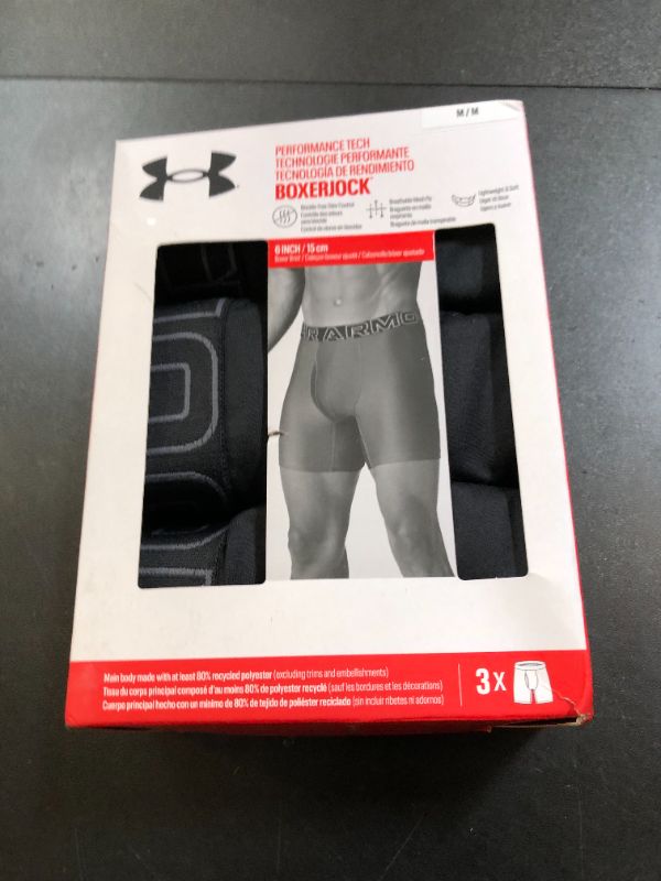 Photo 1 of Under Armour Men's Multi-Pack Standard Tech Boxer Brief, 6" Inseam, All-Day Comfort & Ultra-Soft