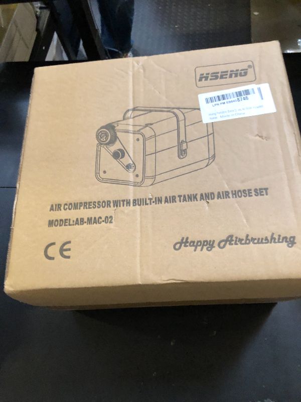 Photo 1 of Hseng Extra Quiet Airbrush Air Compressor With Built-in Air Tank
