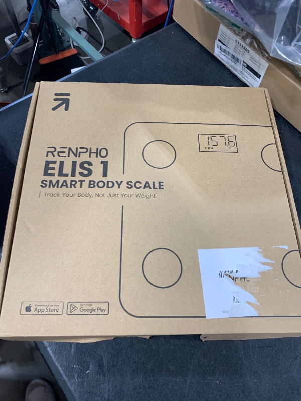 Photo 1 of RENPHO Smart Scale for Body Weight, FSA HSA Eligible, Digital Bathroom Scale BMI Weighing Bluetooth Body Fat Scale, Body Composition Monitor Health Analyzer with Smartphone App, 400 lbs - Elis 1