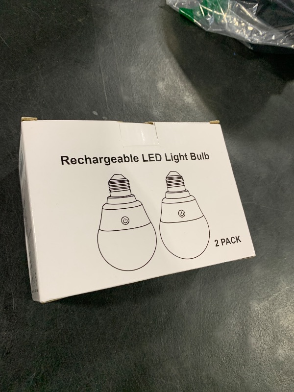 Photo 1 of Brightown E26 Rechargeable Light Bulb with Remote Timer and 3 Color Temperatures, Battery Backup Bulb for Sconces and Lamps, E26 Detachable Charging for Non-Hardwired Fixture, Dimmer, 700LM