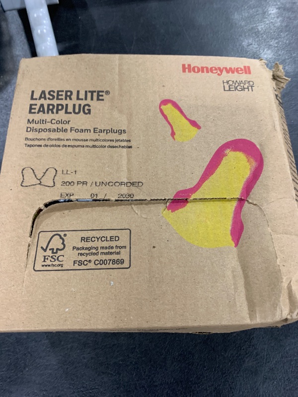 Photo 1 of Foam Ear Plugs,Reusable,T-Shape,Uncorded,200/BX,Pink/Yellow.