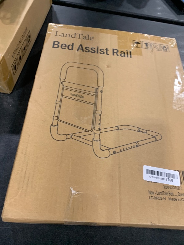 Photo 1 of LandTale Bed Assist Rails Adjustable with Bag, Safety Bed Handle, Fall Prevention Hand Guard Grab Bar Bed Cane, Bed Rails for Elderly, Adults, Senior, Handicap, Disabled, Fit King, Queen, Full, Twin