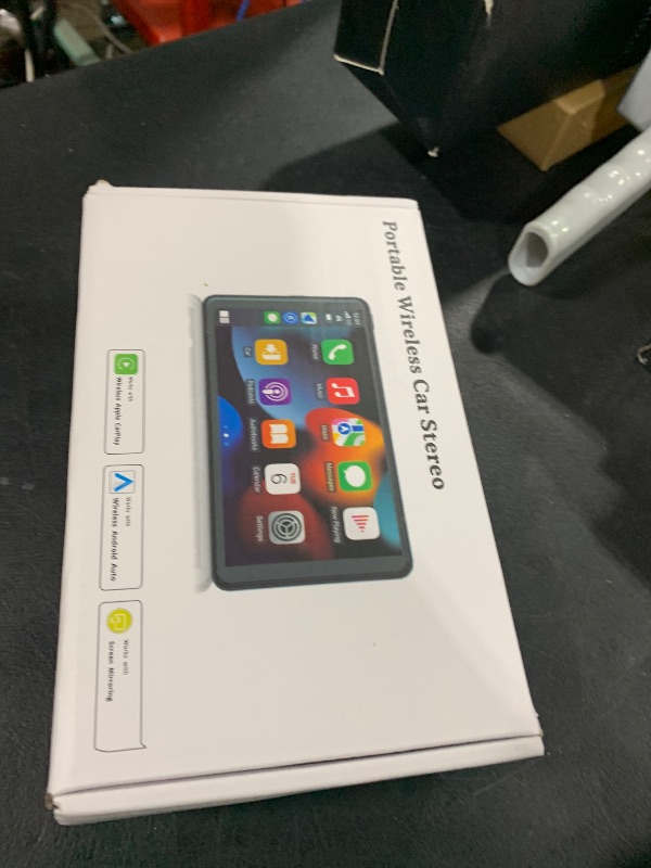Photo 1 of 2025 Enhanced Carplay Screen for Car - 7" HD Portable Carplay & Android Auto with Bluetooth, HD Backup Camera, GPS Navigation, Siri, FM Radio, AUX, and Mirror Link – Compatible with All Vehicles