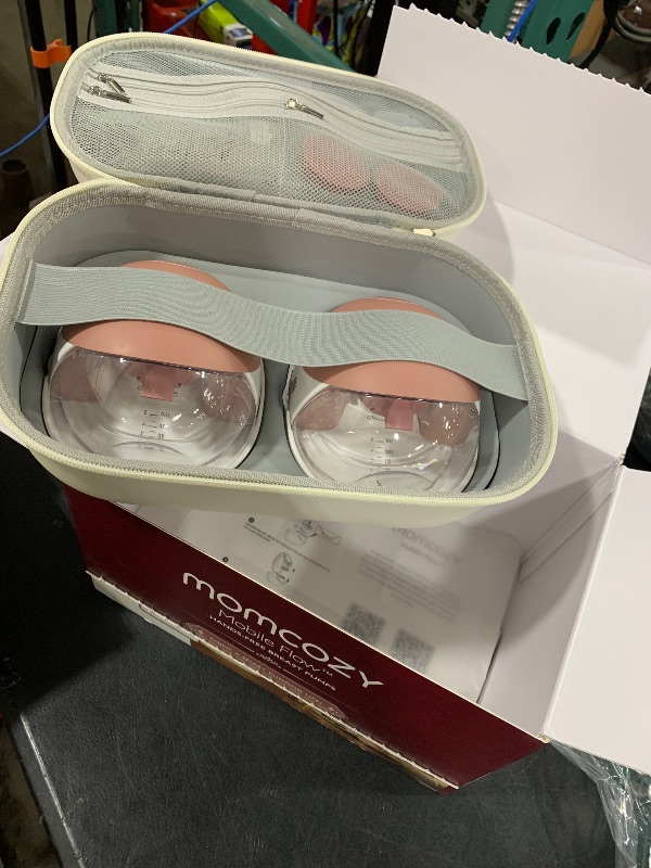 Photo 1 of Momcozy Breast Pump Hands Free Upgraded Mobile Flow | M9, App Discreet Control with Personalized Multi-Modes & 15 Levels, Wearable Breast Pump 24mm, 2 Pack Cozy Red