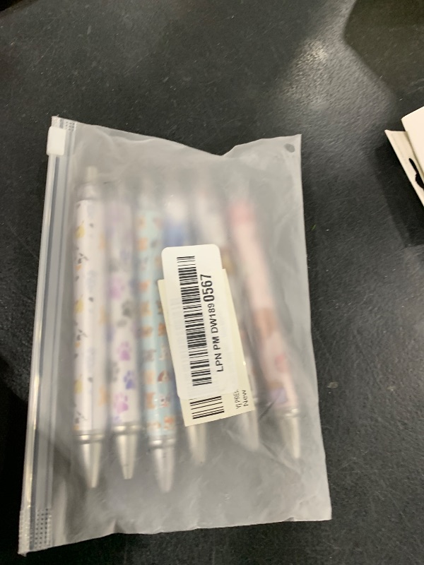 Photo 1 of YJ PREMIUMS 8PC Dog Writing Pens Veterinary Ballpoint Ink Pen Set for Dogs Lovers Doggie People Kawaii Puppy Paw Print Vet Med School Supplies Students Stationary Animal for Men Women Themed Gifts