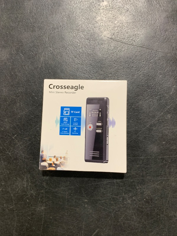 Photo 1 of 64GB Digital Voice Activated Recorder with Playback - 4552 Hours Audio Recording Device, 3072Kpbs HD Dual MIC Tape Recorder Device for Lecture A-B Repeat, MP3 Player,?64GB TF Card Included?