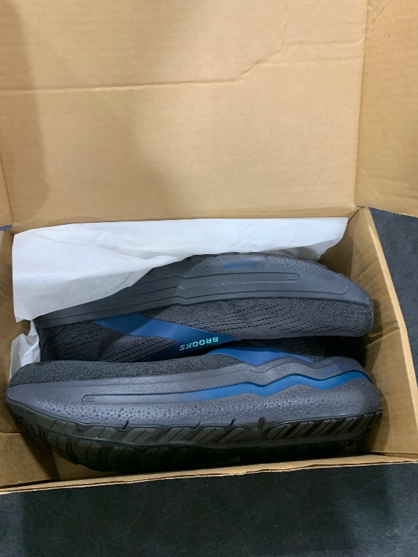 Photo 1 of Brooks Men’s Ghost Max 2 Neutral Running & Walking Shoe - Ebony/Cockatoo/Blue Sapphire - 14 Wide