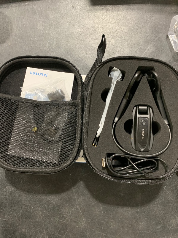 Photo 1 of KIMAFUN 2.4G Fitness Headset Wireless Microphone, IP67 Waterproof Sweatproof Microphone for Water Aerobics, Swimming Coach, Fitness Instructor, Yoga, Spinning, Training, Teaching, Speakers, GWP91
