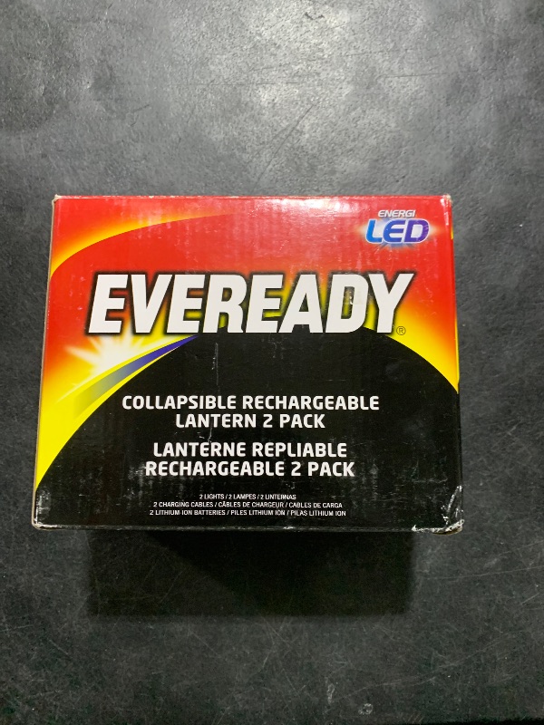 Photo 1 of EVEREADY 360 LED Camping Lantern (2-Pack), Collapsible LED Lanterns, Rugged Survival Kits for Hurricane, Emergency Light for Storm, Outages, Outdoor Portable Lanterns
