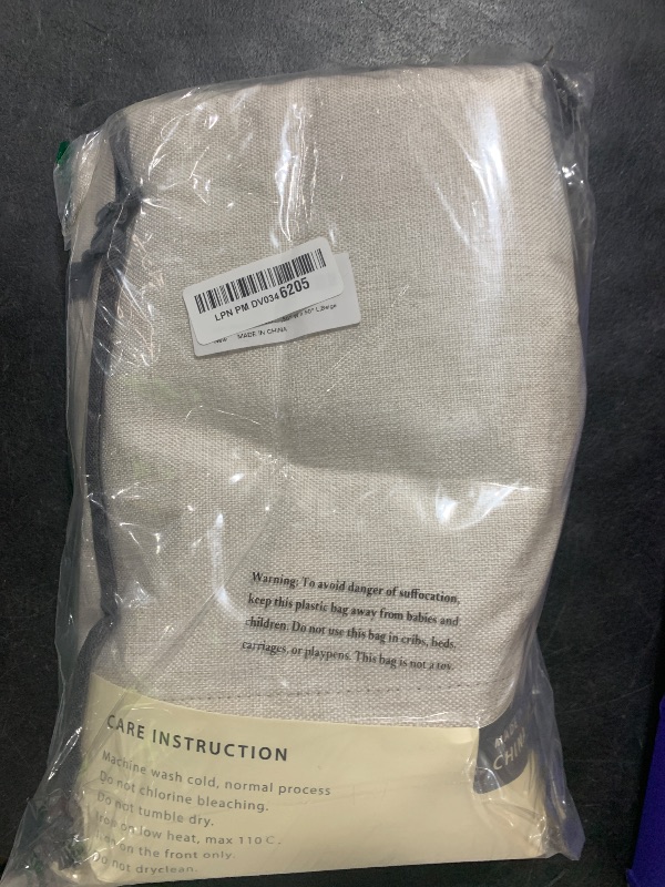 Photo 1 of 100% Blackout Shield Linen Blackout Curtains for Bedroom 90 Inches Long, Back Tab/Rod Pocket Living Room Drapes, Thermal Insulated Blackout Curtains 2 Panels Set, 50" W x 90" L, Beige