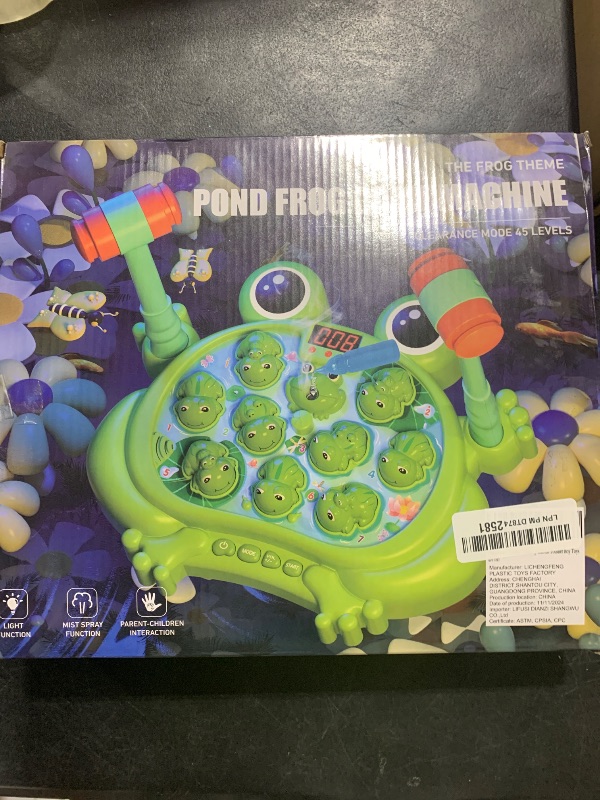 Photo 1 of HopeRock Toys for 2 3 4 5 Year Old Boy,Toddler Toys Age 2-4, Whack A Frog Game,with 5 Modes,45 Levels,9 Music Spray and Light-up, Baby Toy Gifts for Early Learning, Birthday Gift for Toddler Boy Toys