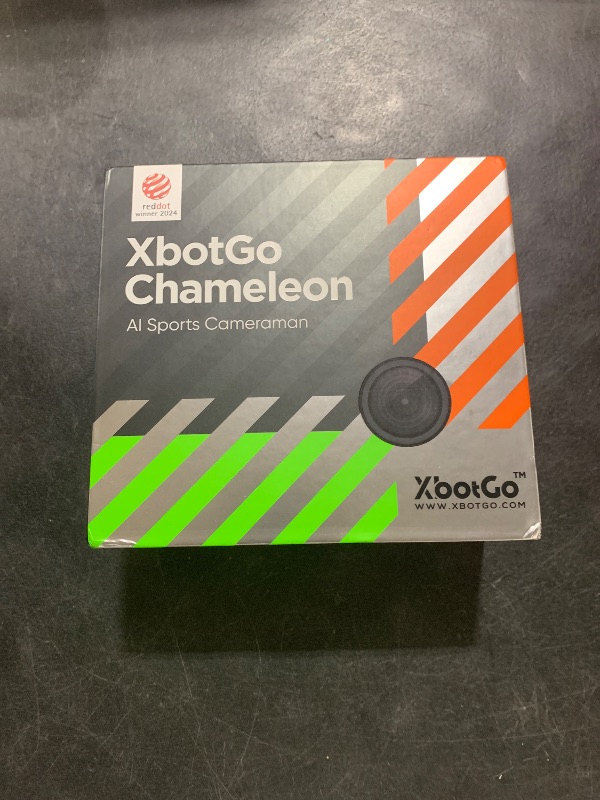 Photo 1 of XbotGo Chameleon AI Auto Sports Action Camera - 4K 60FPS Soccer Camera and Basketball Tracking Camera for Team Sports, Live Streaming, No Subscription, Works with iOS & Android (Lava Graphite)