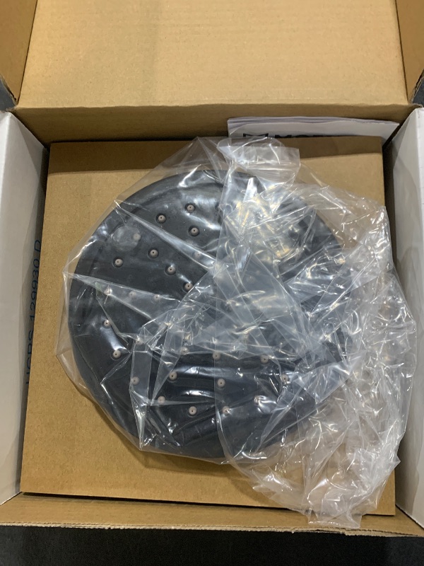 Photo 1 of Moen S176EPBL Eco-Performance Single Function Head with Immersion Rain Shower Technology, 7-Inch, Matte Black