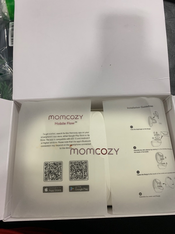 Photo 1 of Momcozy Breast Pump Hands Free Upgraded Mobile Flow | M9, App Discreet Control with Personalized Multi-Modes & 15 Levels, Wearable Breast Pump 24mm, 2 Pack Cozy Red