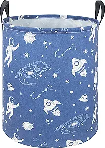Photo 1 of NTAOHAMPER Kids Laundry Hamper,Laundry Basket,Baby Nursery Hamper,Waterproof Storage Bin,Clothes Organizer Basket,Room Decor(Universe) 
