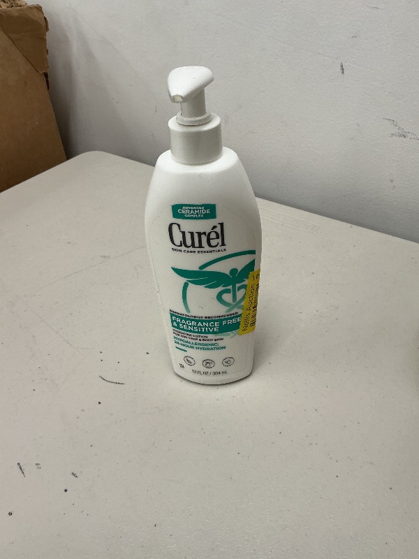 Photo 1 of Curel Fragrance Free Comforting Body Lotion, Body and Hand Moisturizer for Dry, Sensitive Skin, 13 Ounce, with Advanced Ceramide Complex, Repairs Moisture Barrier