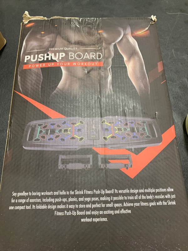 Photo 1 of Push Up Board,Home Gym,Portable Exercise Equipment,Pilates Bar and 20 Fitness Accessories with Resistance Bands and Ab Roller Wheel,Full Body Workout at Home